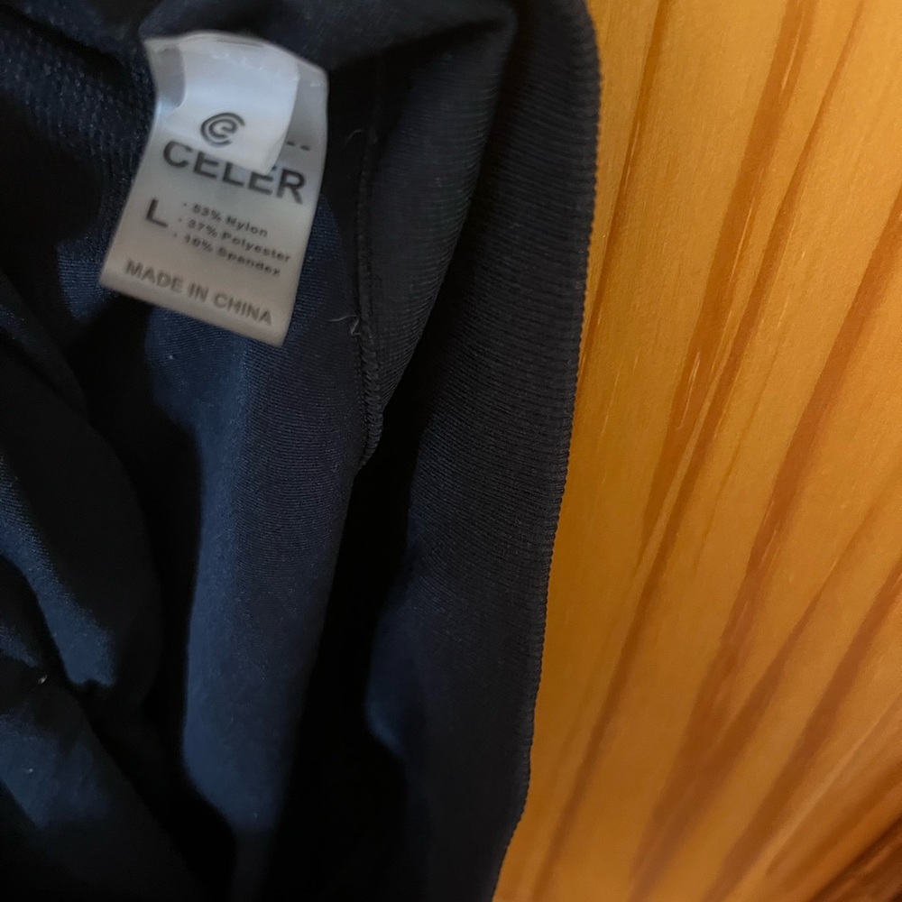 CELER Black High-Waisted Shorts - Picture 8 of 9
